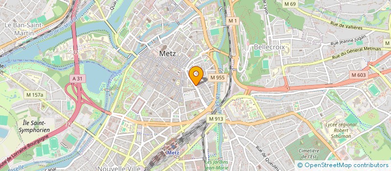 localisation de l'entreprise BUSATO COPPA ARCHITECTURE  METZ