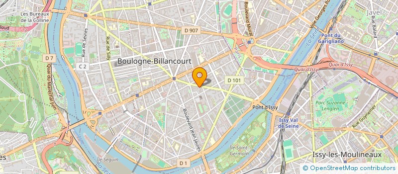 localisation de l'entreprise BUSCA DISTRIBUTION à BOULOGNE-BILLANCOURT