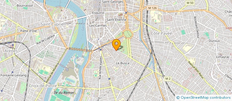 localisation de l'entreprise BUSCA PRO SANTE à TOULOUSE
