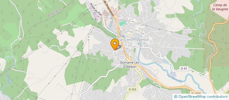 localisation de l'entreprise BUSCABERT à TRANS-EN-PROVENCE