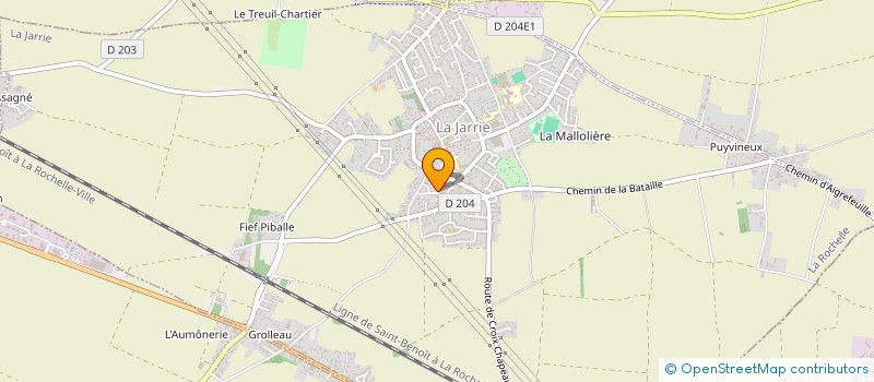 localisation de l'entreprise BUSETTO ET ASSOCIES  LA JARRIE