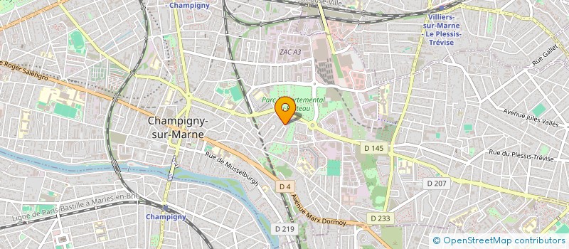 localisation de l'entreprise BUSH SERENITY à CHAMPIGNY-SUR-MARNE