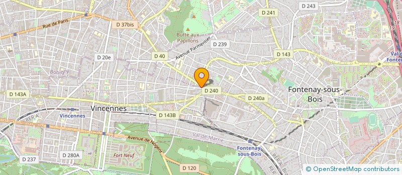 localisation de l'entreprise BUSHERA  VINCENNES