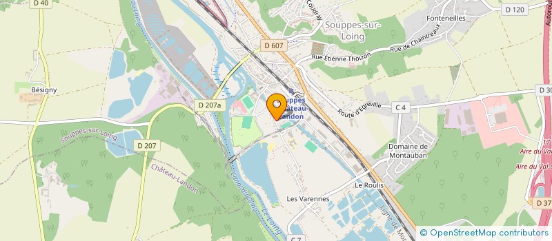localisation de l'entreprise BUSHIDO 77 à SOUPPES-SUR-LOING