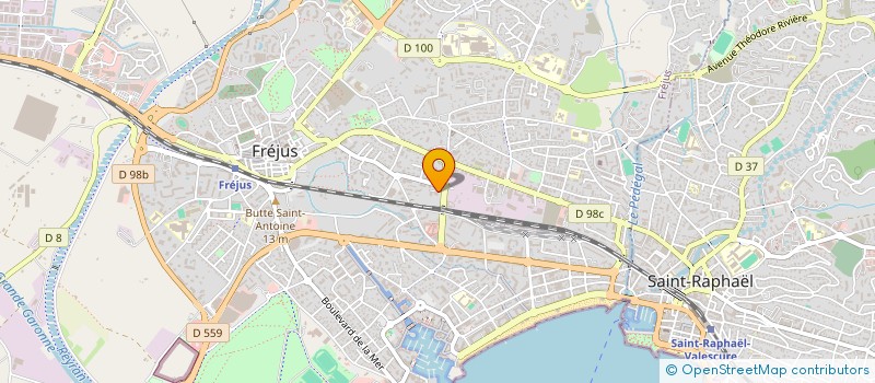 localisation de l'entreprise BUSHIDO KARATE CLUB  FREJUS