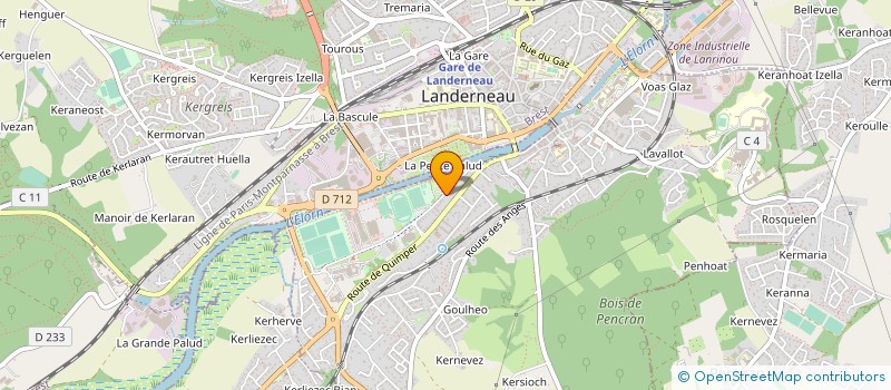 localisation de l'entreprise BUSHIDO LANDERNEAU à LANDERNEAU