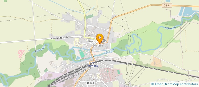 localisation de l'entreprise BUSI'UP à REVIGNY-SUR-ORNAIN