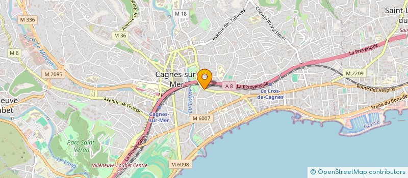 localisation de l'entreprise BUSINESS ACADEMY à CAGNES-SUR-MER