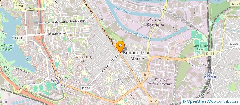 localisation de l'entreprise BUSINESS ADMINISTRATIVE COMPUTER  BONNEUIL-SUR-MARNE