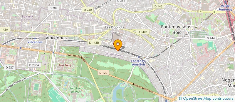 localisation de l'entreprise BUSINESS ADVICE à FONTENAY-SOUS-BOIS
