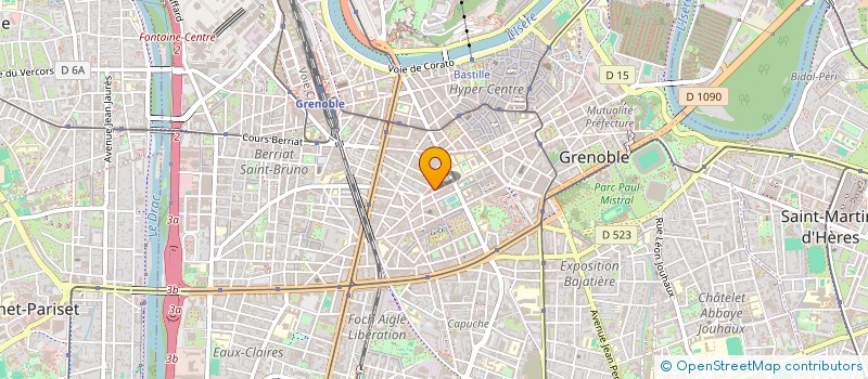 localisation de l'entreprise BUSINESS AFFAIRES CAPITAL à GRENOBLE