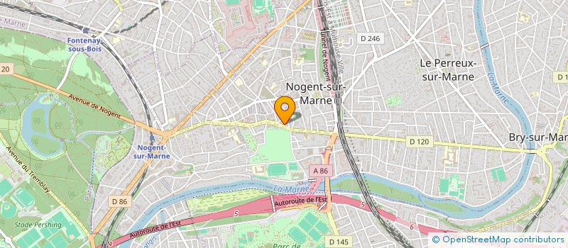 localisation de l'entreprise BUSINESS AIDE BUREAUTIQUE ORGANISATION  NOGENT-SUR-MARNE