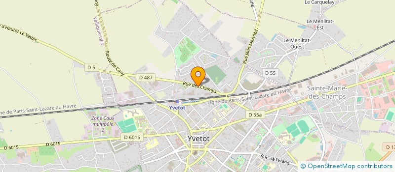 localisation de l'entreprise BUSINESS AND CAUX à YVETOT