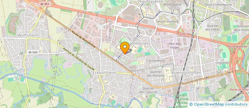 localisation de l'entreprise BUSINESS AND CONSULTING INTELLIGENCE à STRASBOURG