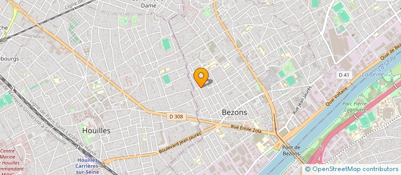 localisation de l'entreprise BUSINESS AND MANAGEMENT CONSULTING  BEZONS