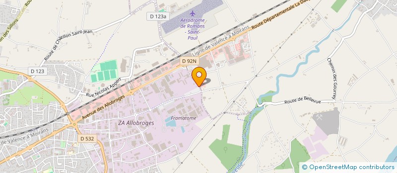 localisation de l'entreprise BUSINESS AUTO 26  SAINT-PAUL-LES-ROMANS