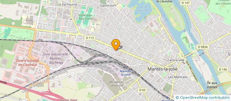 localisation de l'entreprise BUSINESS BAY  MANTES-LA-JOLIE