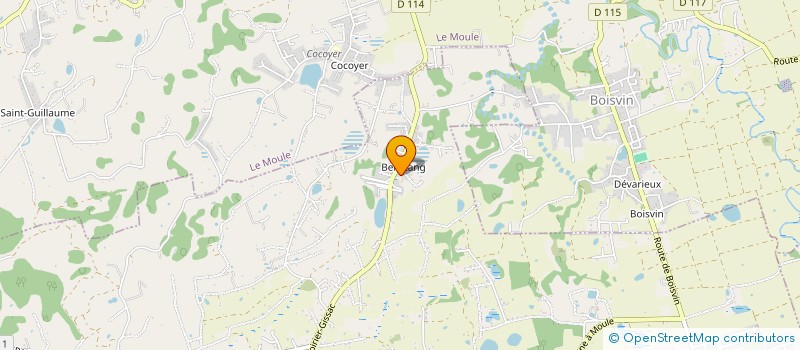 localisation de l'entreprise BUSINESS BEL ETANG  SAINTE-ANNE