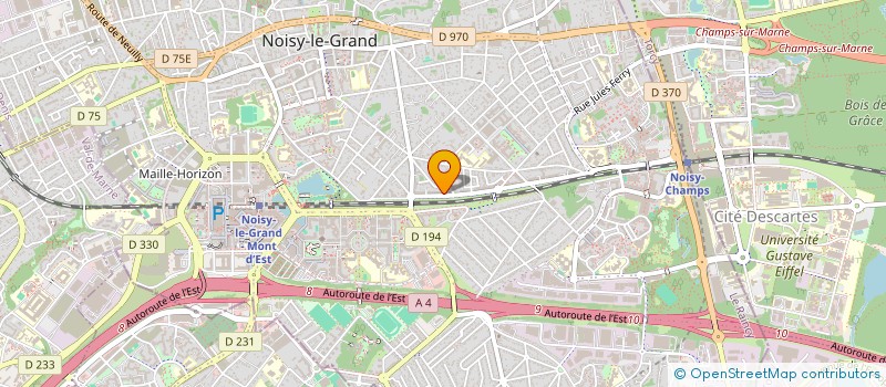 localisation de l'entreprise BUSINESS BOOST à NOISY-LE-GRAND