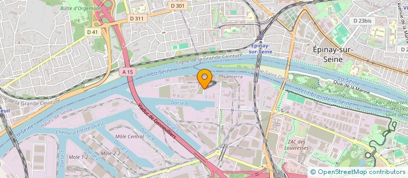 localisation de l'entreprise BUSINESS BY SEA  GENNEVILLIERS