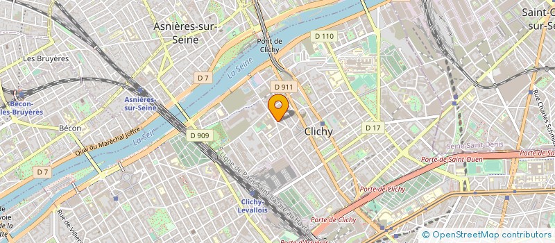 localisation de l'entreprise BUSINESS CAB SERVICES à CLICHY