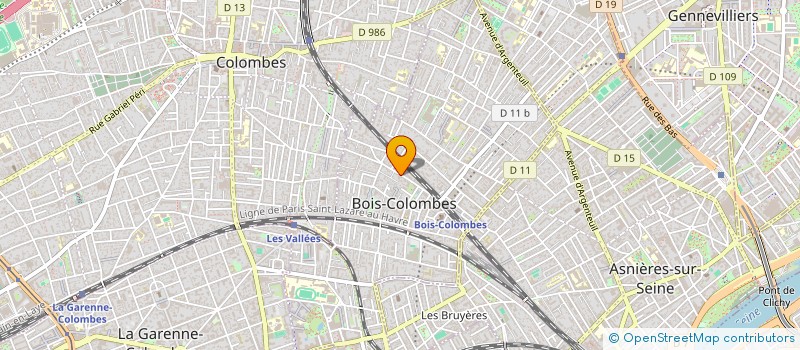 localisation de l'entreprise BUSINESS CARD ASSOCIATES à BOIS-COLOMBES