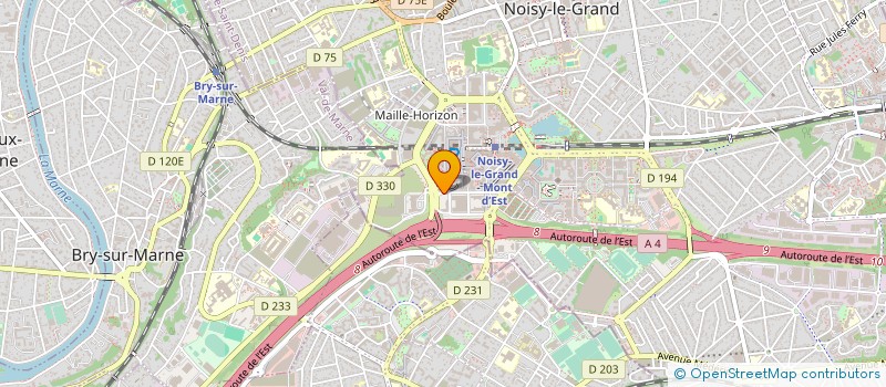 localisation de l'entreprise BUSINESS CARD DIFFUSION  NOISY-LE-GRAND