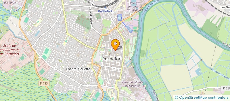 localisation de l'entreprise BUSINESS CENTER  ROCHEFORT