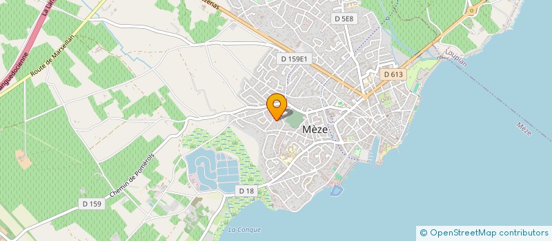 localisation de l'entreprise BUSINESS CENTRAL à MEZE