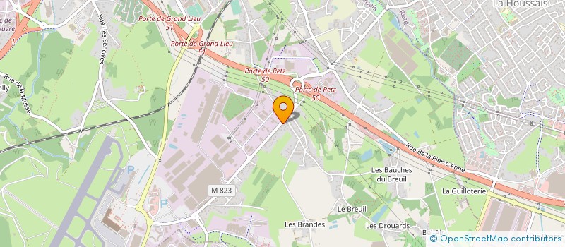 localisation de l'entreprise BUSINESS CG  BOUGUENAIS