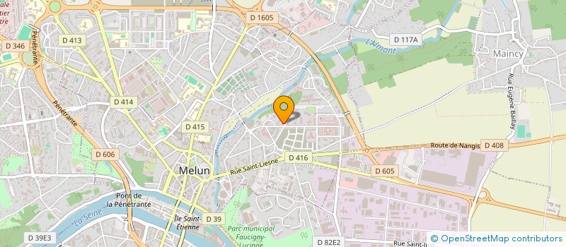 localisation de l'entreprise BUSINESS CLASS AUTO à MELUN