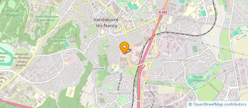 localisation de l'entreprise BUSINESS CLASS TRAVEL  VANDUVRE-LES-NANCY