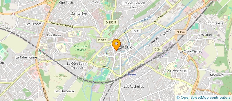 localisation de l'entreprise BUSINESS CLUB 28 à DREUX