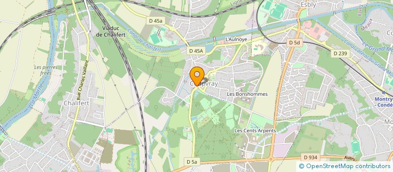 localisation de l'entreprise BUSINESS CLUB ENTREPRENDRE ENSEMBLE  COUPVRAY