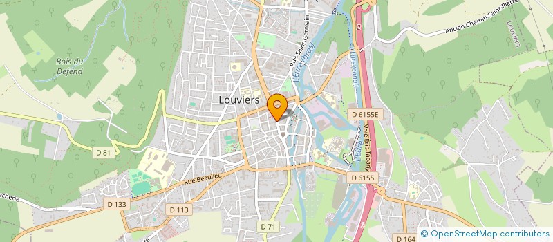 localisation de l'entreprise BUSINESS CLUB SEINE EURE à LOUVIERS