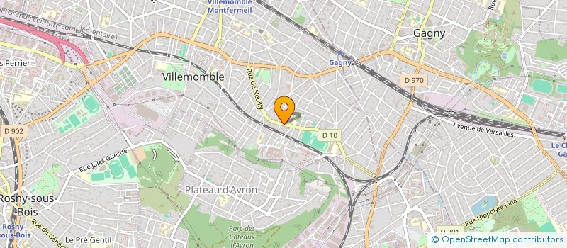 localisation de l'entreprise BUSINESS CONSILIUM  VILLEMOMBLE