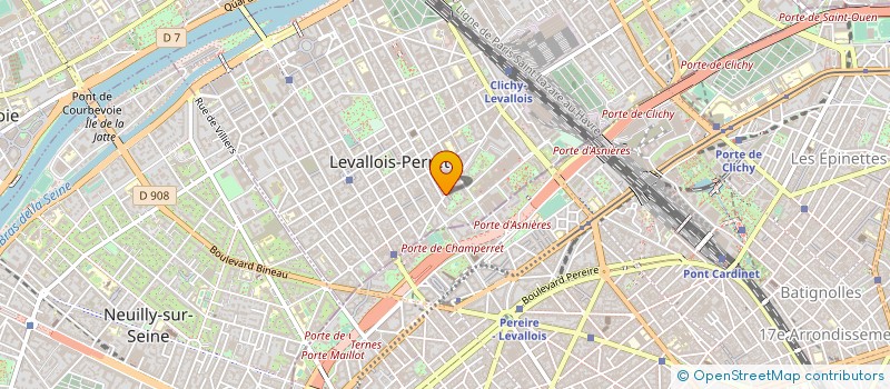 localisation de l'entreprise BUSINESS CYCLES à LEVALLOIS-PERRET