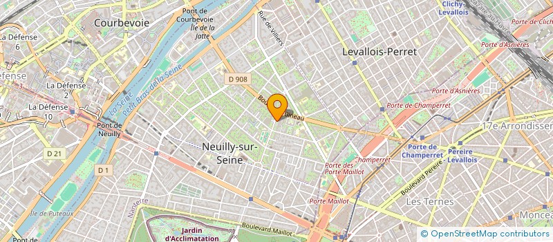 localisation de l'entreprise BUSINESS ET ANALYSES à NEUILLY-SUR-SEINE