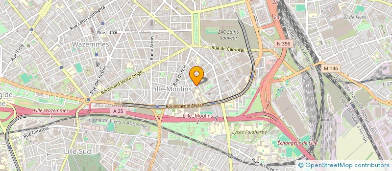 localisation de l'entreprise BUSINESS ET REUSSITES à LILLE