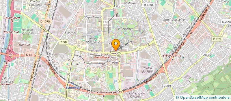 localisation de l'entreprise BUSINESS ET TOURISME à GRENOBLE