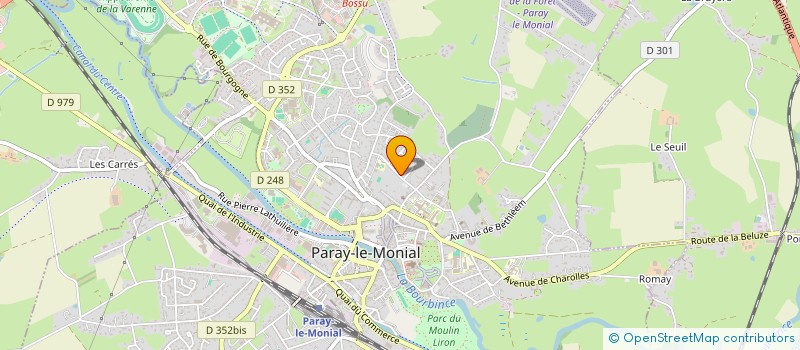 localisation de l'entreprise BUSINESS EVENT PARTNER à PARAY-LE-MONIAL