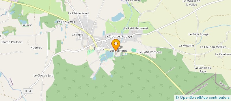 localisation de l'entreprise BUSINESS FAMILY  TEILLAY