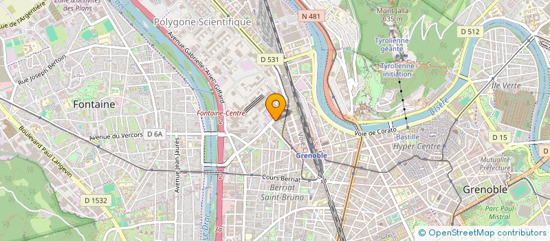 localisation de l'entreprise BUSINESS FINANCE AND MANAGEMENT PARTNERS - BFM PARTNERS à GRENOBLE