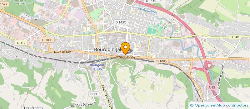 localisation de l'entreprise BUSINESS FORMATION CONSEIL  BOURGOIN-JALLIEU