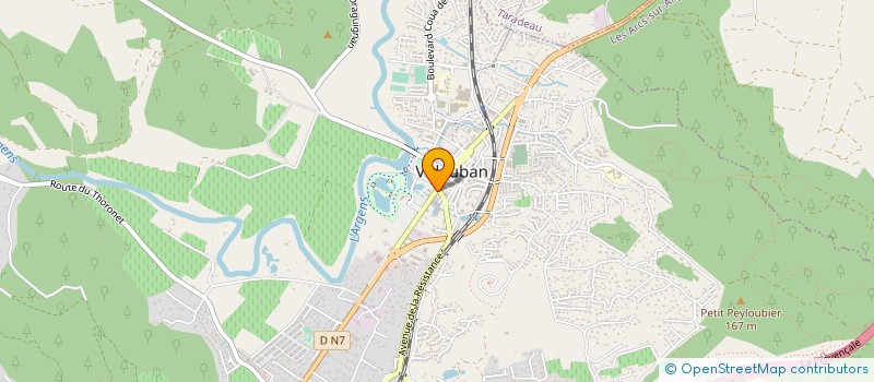 localisation de l'entreprise BUSINESS GOLD  VIDAUBAN