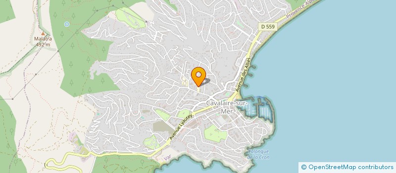 localisation de l'entreprise BUSINESS GOLFE 83 à CAVALAIRE-SUR-MER