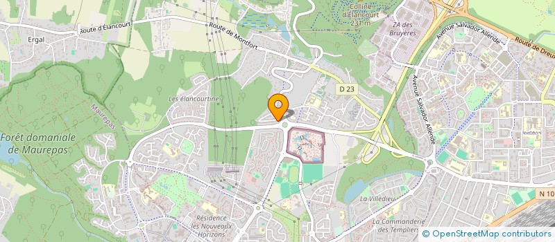 localisation de l'entreprise BUSINESS HR  ELANCOURT