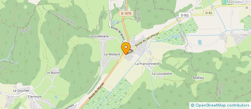 localisation de l'entreprise BUSINESS IMMO  CHIRENS