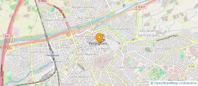 localisation de l'entreprise BUSINESS IMMOBILIER à PERPIGNAN