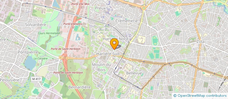 localisation de l'entreprise BUSINESS INTELLIGENCE CLOUD à SAINT-HERBLAIN